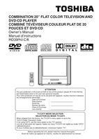 Toshiba DCFN20S DCSB1 MD13N1C TV/DVD Combo Operating Manual