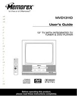 Memorex MVD1311D TV/DVD Combo Operating Manual