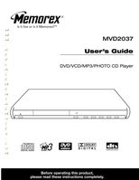 Memorex MVD2037OM DVD Player Operating Manual