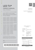 LG 70UQ7070ZUD TV Operating Manual