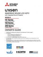 MITSUBISHI 151/153/249 SERIESOM Operating Manuals MITSUBISHI 151/153/249 SERIESOM Operating Manuals