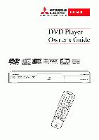 Mitsubishi DD6040 DVD Player Operating Manual