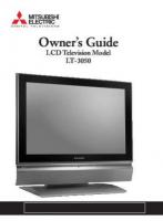 Mitsubishi LT3050 TV Operating Manual