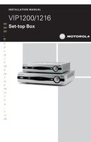 Motorola VIP1216 VIP1200 Digital TV Tuner Converter Box Operating Manual