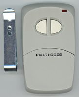 Linear Multi-Code 4120 two button 300 mhz Visor Garage Door Opener Remote Control