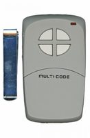Multicode 4140 garage door opener four button remote Garage Door Opener Remote Controls