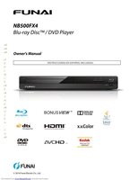 Funai NB500FX4 Blu-Ray DVD Player Operating Manual