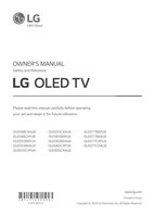 LG OLED55CXPUAOM TV Operating Manual