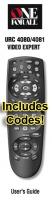 One For All URC4080 & Codes Universal Remote Control Operating Manual