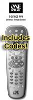 One For All URC6131 & Codes Universal Remote Control Operating Manual