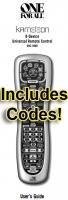 One For All URC9960 & Codes Universal Remote Control Operating Manual