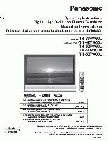 Panasonic TH37PX60U TH42PX60U TH42PX60X TV Operating Manual