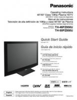 Panasonic TH46PZ850UOM TV Operating Manual