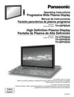 Panasonic TH37PH9UK TH42PH9UK TH42PH9XK TV Operating Manual