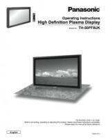 Panasonic THEBP50F9 TV Operating Manual