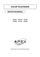 Apex PF2020 TV Operating Manual