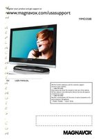Philips 19MD358BOM TV Operating Manual