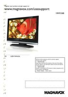 Philips 19MF338B 26PFL5322D/37E TV Operating Manual