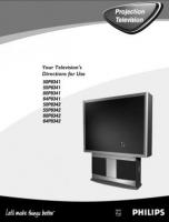Philips 50P8341 TV Operating Manual