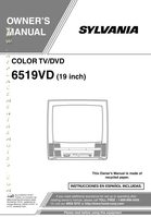PHILIPS 6519VDOM TV/DVD Combo Operating Manuals PHILIPS 6519VDOM TV/DVD Combo Operating Manuals
