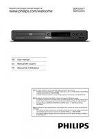 Philips BDP3020 BDP3020/F7 Blu-Ray DVD Player Operating Manual