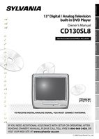Philips CD130SL8 CMWC13D6 NF102UD TV/DVD Combo Operating Manual