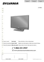 Philips Sylvania LC320SL1 TV Operating Manual