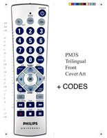 Philips PM3SOM Universal Remote Control Operating Manual