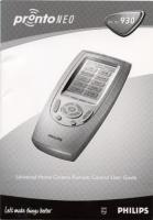 Philips PRONTO/NEOOM Universal Remote Control Operating Manual