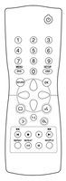 Marantz QT22885500 DVD Remote Control