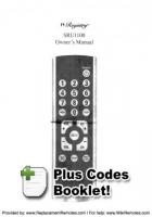 Philips SRU1100 Universal Remote Control Operating Manual