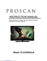 Proscan PLCD5092A TV Operating Manual