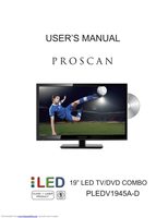 Proscan PLEDV2488A-C TV/DVD Combo Operating Manual