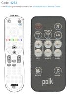 polkaudio RE69151 Sound Bar Remote Control