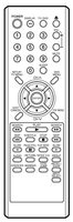 RCA 076R0PF021 TV/DVD Remote Control