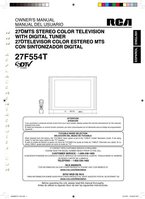 RCA 27F554TOM Operating Manuals