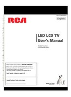 RCA 55B55R120Q LED55B55R120Q TV Operating Manual