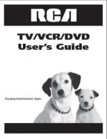 RCA B27TF680OM Operating Manuals