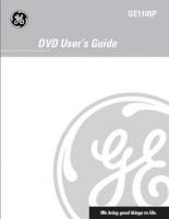 RCA GE1105 GE1105P GE1106 DVD Player Operating Manual