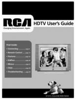 RCA HD26W854T TV Operating Manual