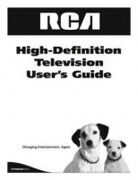RCA HD52W55OM DVD/VCR Combo Player Operating Manuals RCA HD52W55OM DVD/VCR Combo Player Operating Manuals