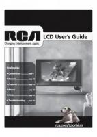 RCA L26WD12 TV Operating Manual