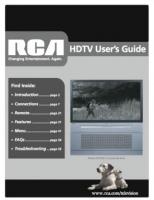 RCA 52WH73YX39 R52WH73 R52WH73YX56 TV Operating Manual