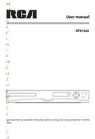RCA RTB1023OM TV Operating Manual