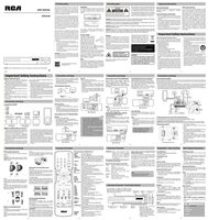RCA RTD325WOM DVD Player Operating Manual