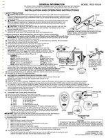 Harbor Breeze RCE-103LW Ceiling Fan Remote Control