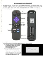 Anderic RC-FA5 Universal for All Roku Streaming Stick Roku StreamBar and Roku TV with Voice Streaming Remote Control