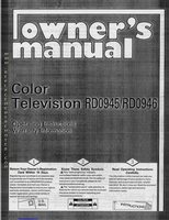 Philips RD0945 RD0945T RD0946 TV Operating Manual