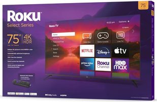 Roku 75R4A5R Select Series 4K HDR TV