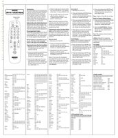 Download Anderic RRH100 1-Device Universal Remote Control documentation